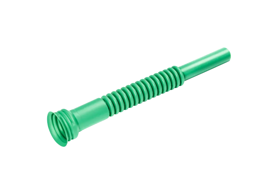 Bec verseur, vert, pour bidon à essence